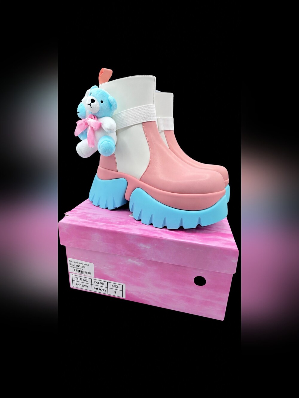 NWT Koi x Melanie Martinez Teddy Bear Boots 7